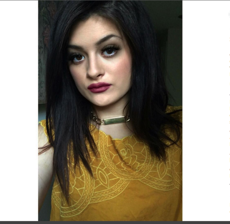 La joven de 23 años se declara fan de la estrella de reality.