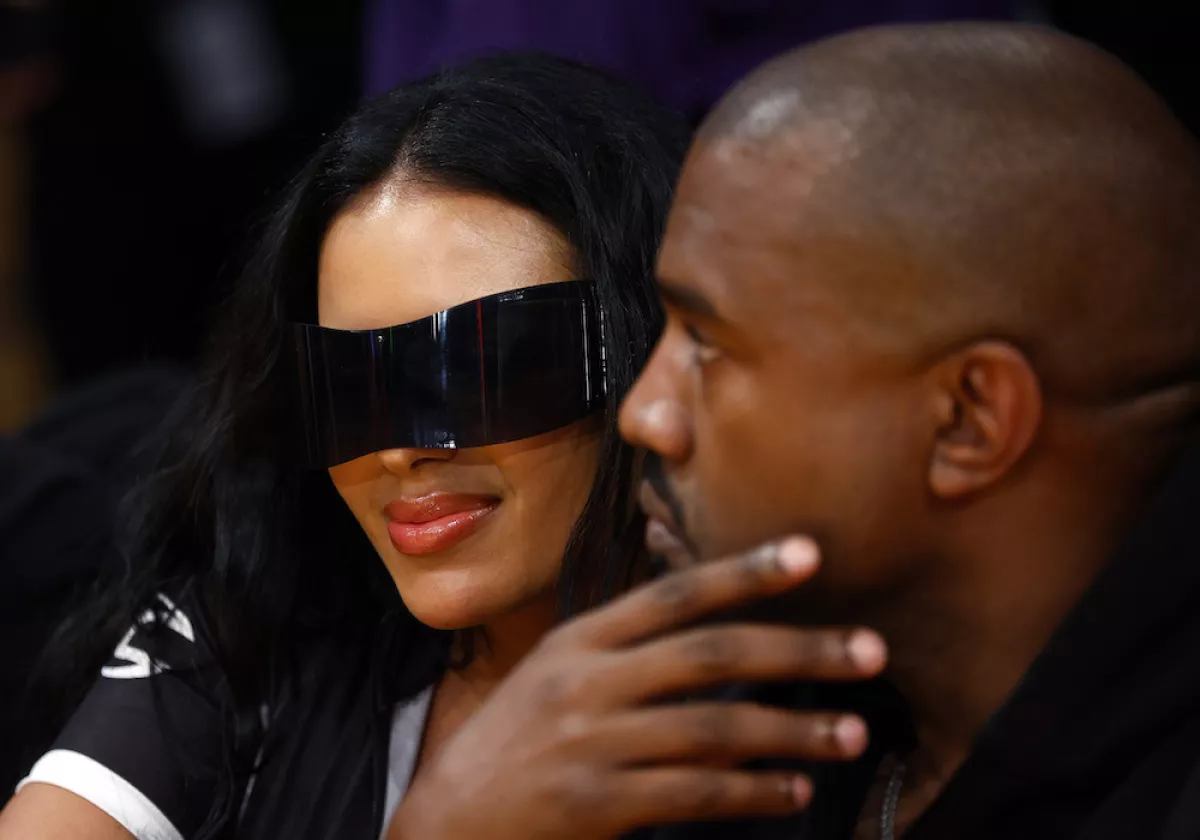 Chaney Jones y Kanye West 