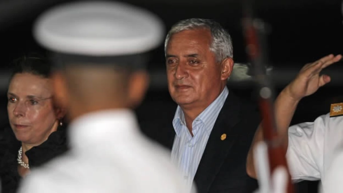 El presidente de Guatemala, Otto Pérez