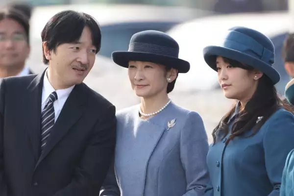 Príncipe Akishino, princesa Kiko y la princesa Mako