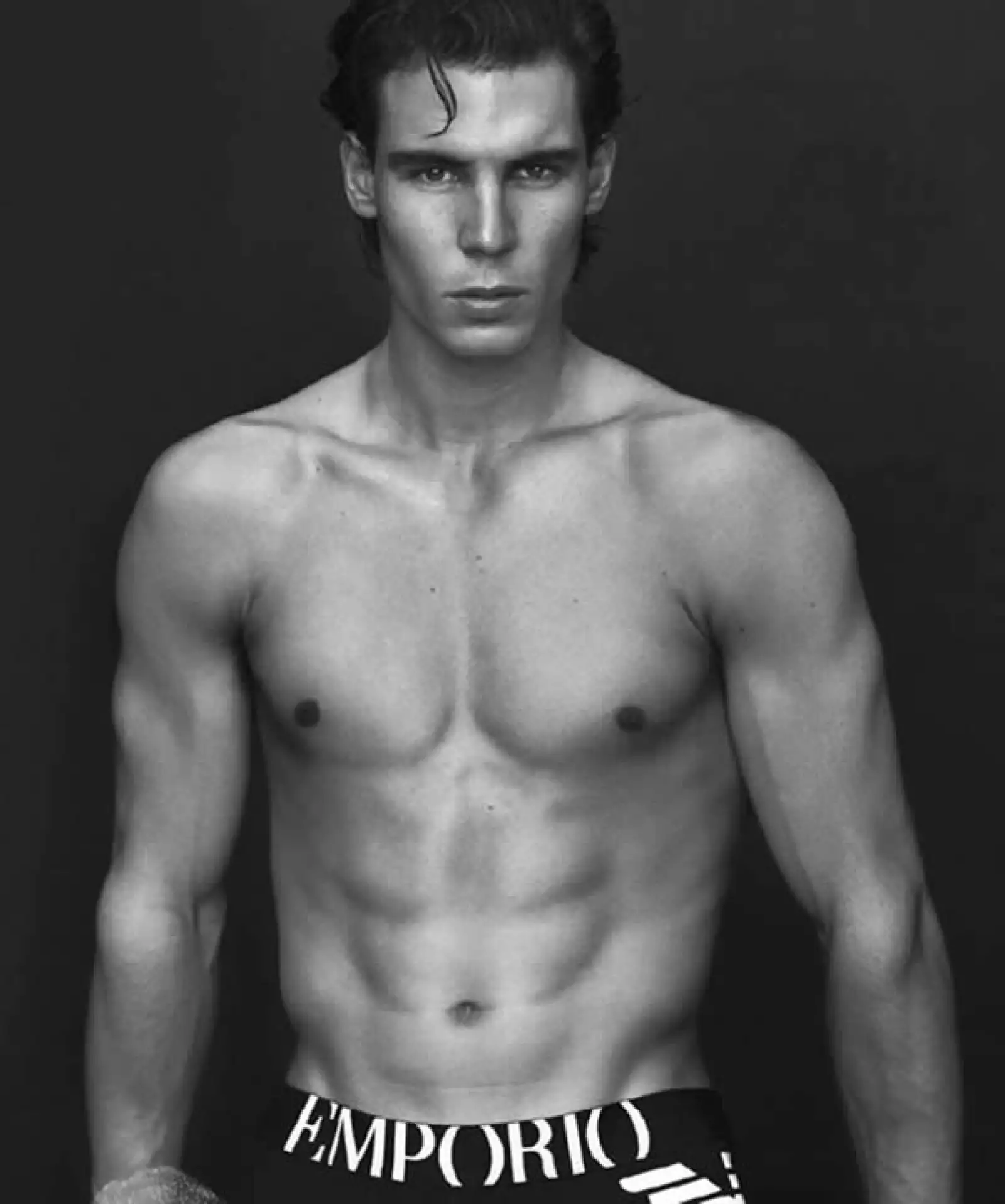 El español también fue protagonista de la campaña publicitaria para Armani Underwear.
