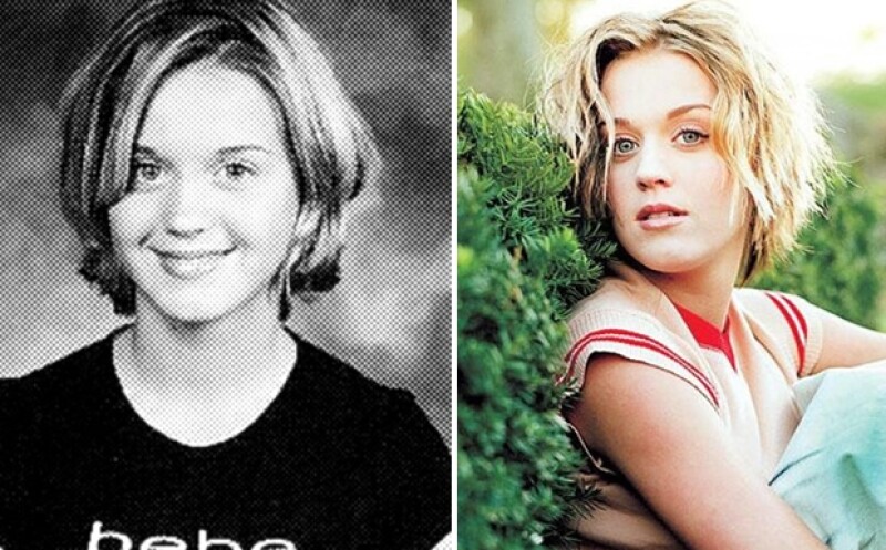 Katy Perry de chica, antes de que comenzara a pintarse el pelo.