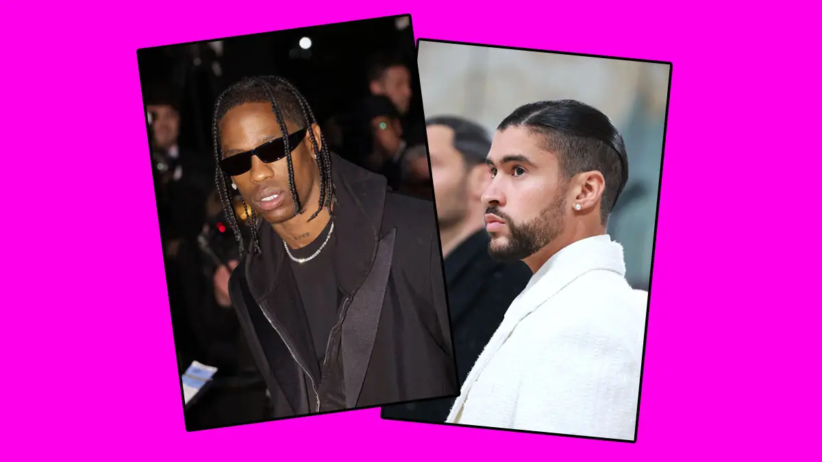 Travis Scott está a punto de estrenar una canción de Bad Bunny. 