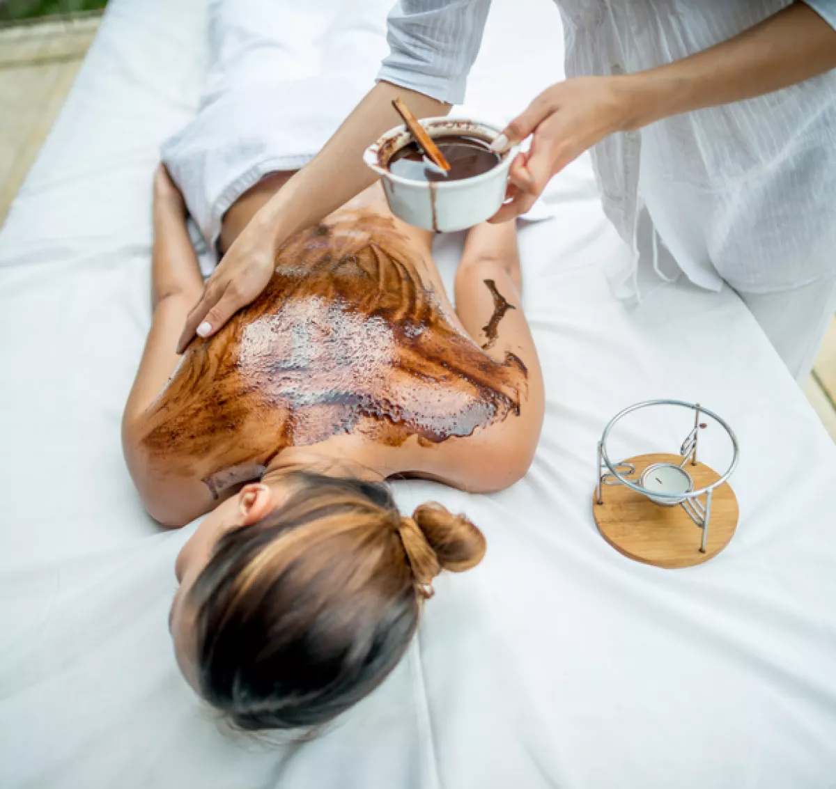 Woman at the spa