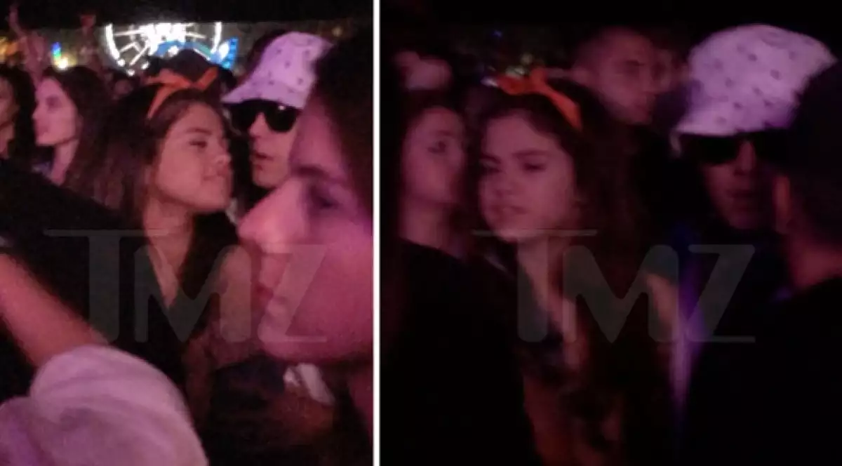 Aunque la pareja intentó pasar desapercibida fueron reconocidos por un asistente entre la multitud y captados en una imagen en la que disfrutaban juntos del festival.