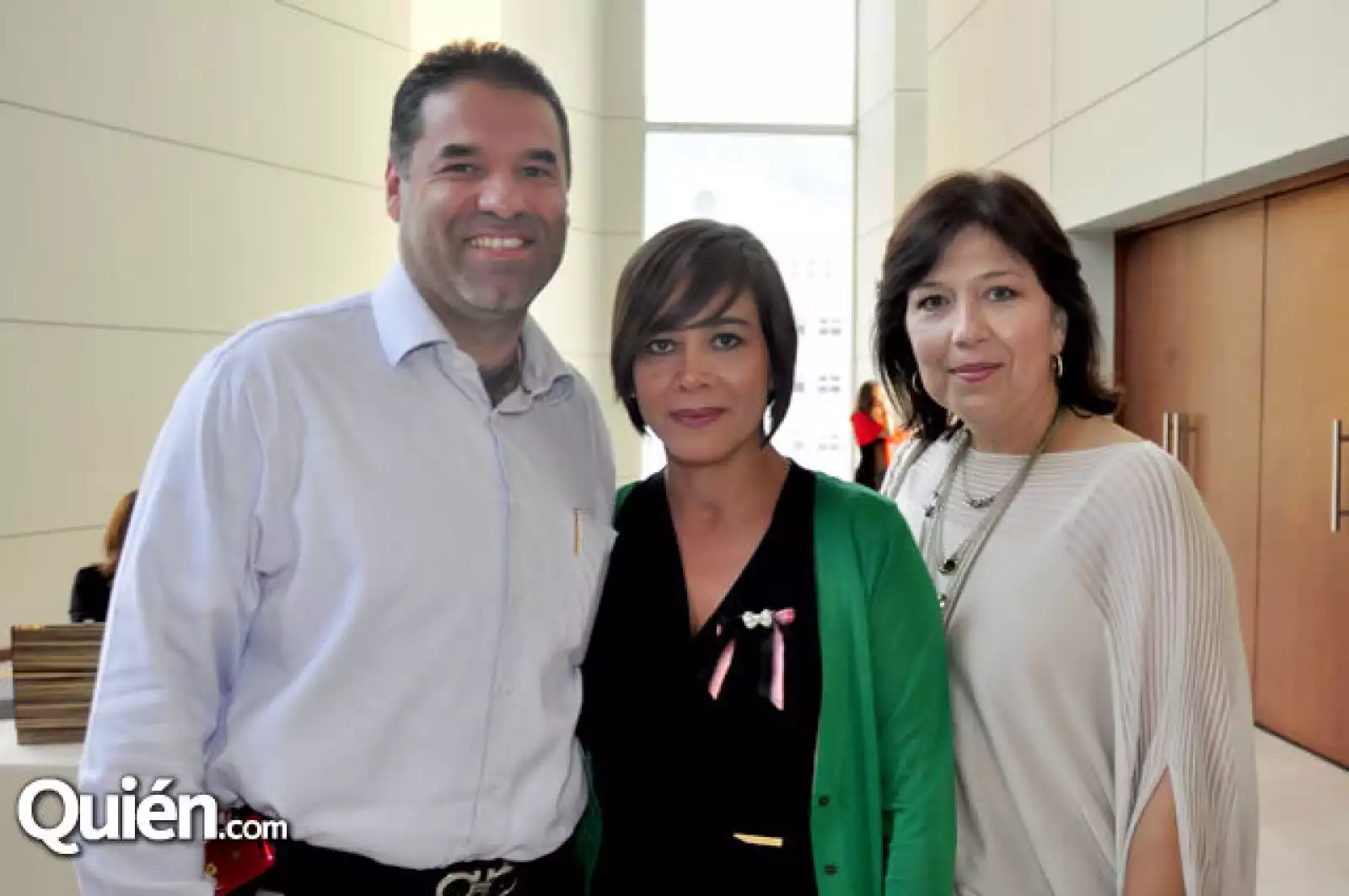 Bernardo Leal, Nancy Acuña y Sonia Castany