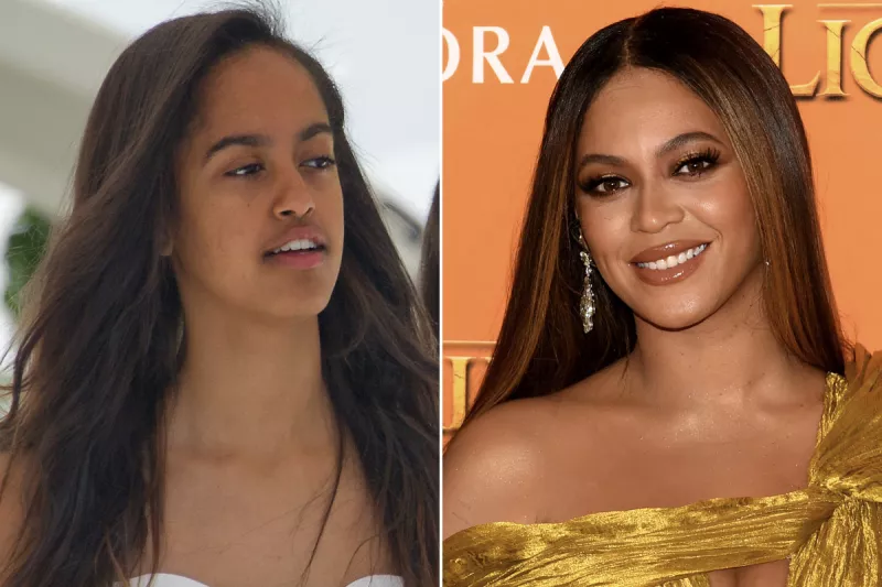 Malia Obama y Beyoncé