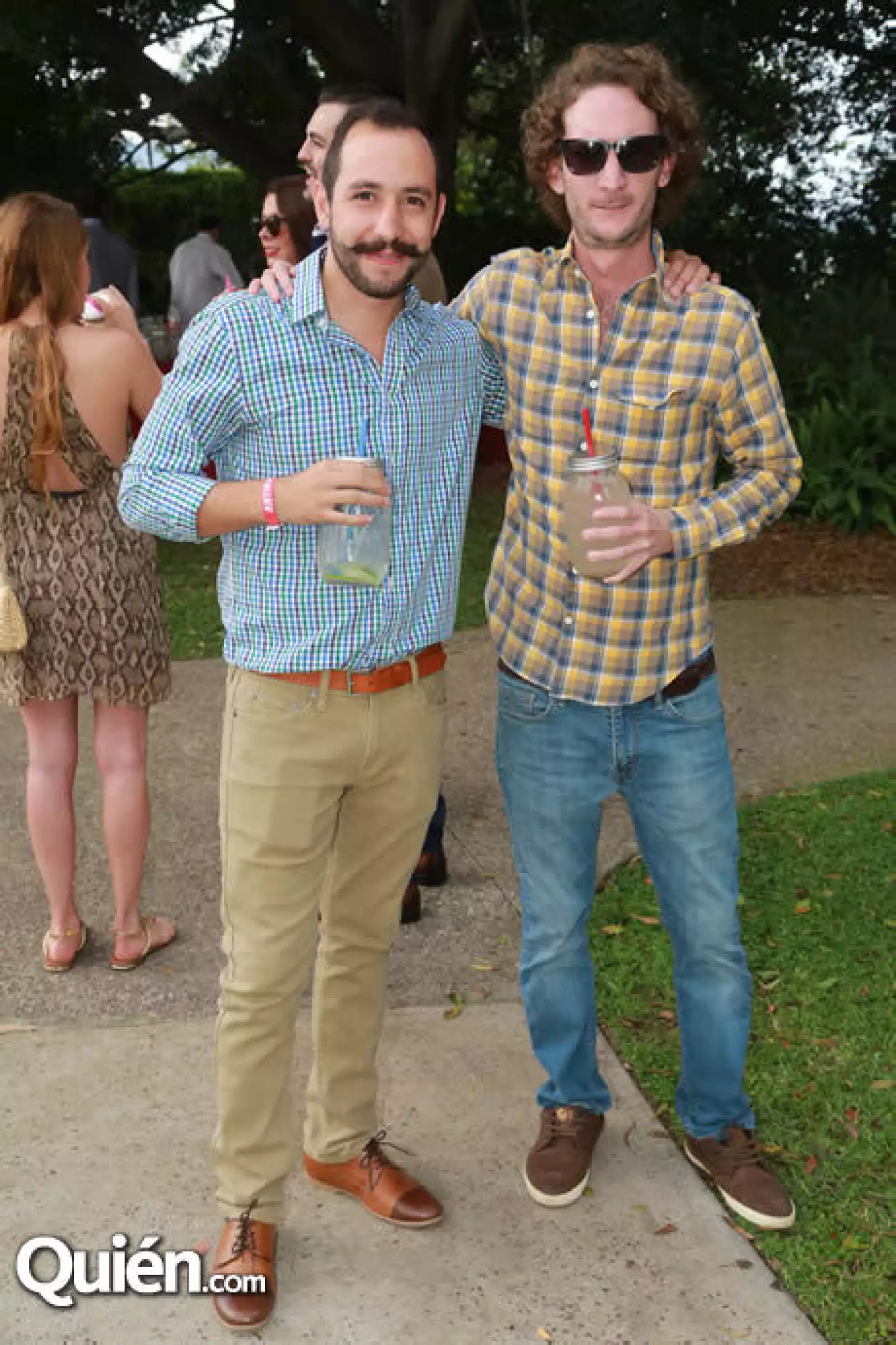 Chino Santana y Santiago Torres