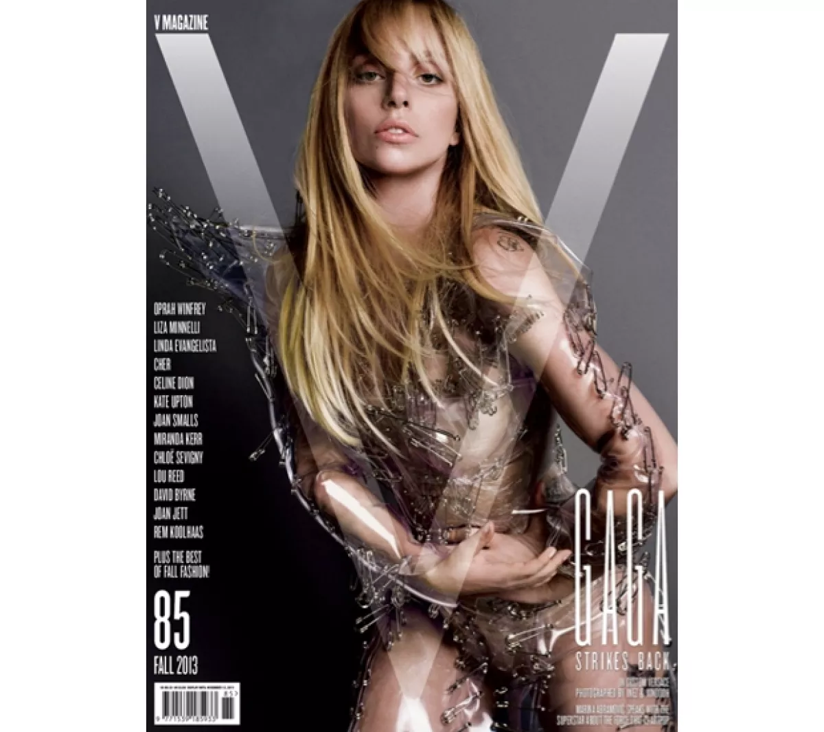 Lady Gaga para la portada de la revista `V´.