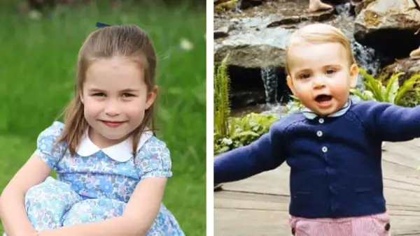 Princesa Charlotte y el príncipe Louis