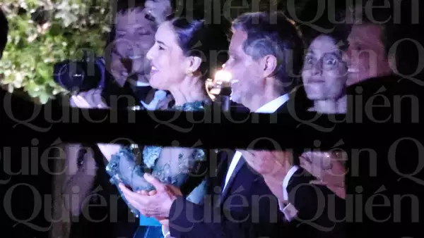 Luis Migue en la boda de su hija Michelle Salas