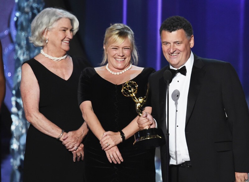 Rebecca Eaton, Sue Vertue y Steven Moffat, por mejor película de TV, Sherlock: The Abominable Bride.