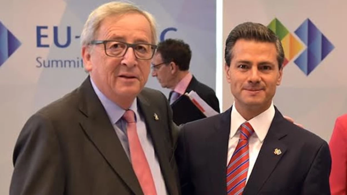 enrique pena nieto, jean claude juncker