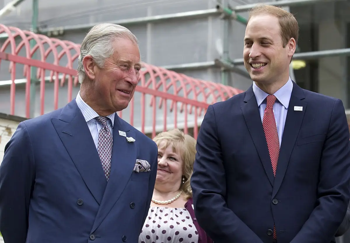 Príncipe Carlos y el príncipe William 