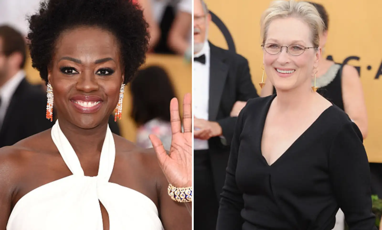 Viola Davis es fan de la estrella de Hollywood, Meryl Streep, argumentando en The Help que no había actriz más grande que Meryl.