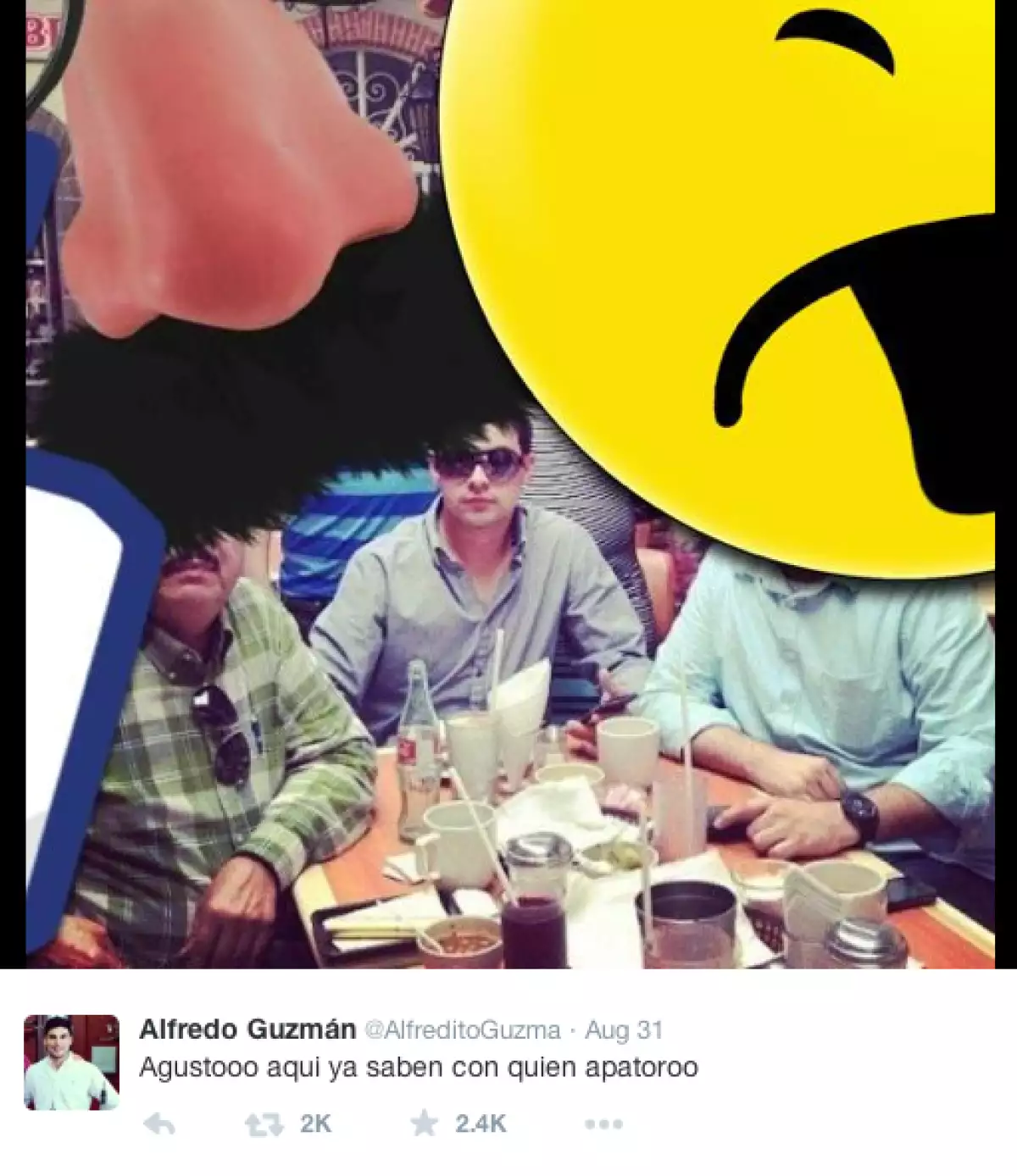 La cuenta de Twitter que se presume es de Alfredo Guzmán, hijo del famoso narcotraficante, muestra en una foto su posible localización… ¿En Costa Rica?