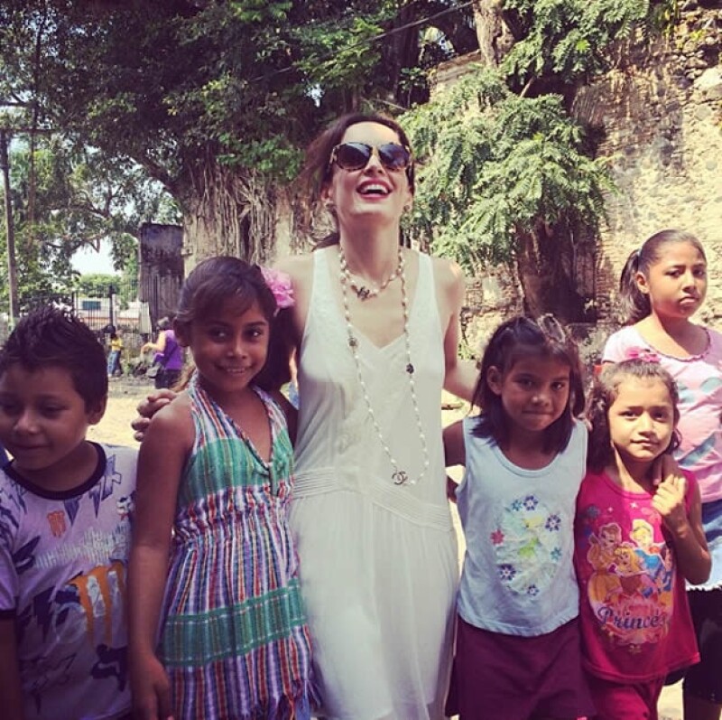 Ana de la Reguera se encuentra muy enfocada en su fundación.