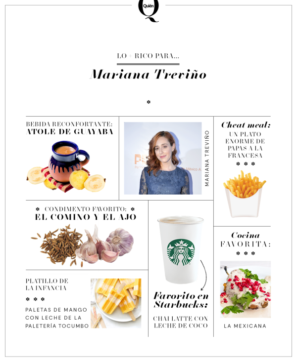 Lo más rico para Mariana Treviño
