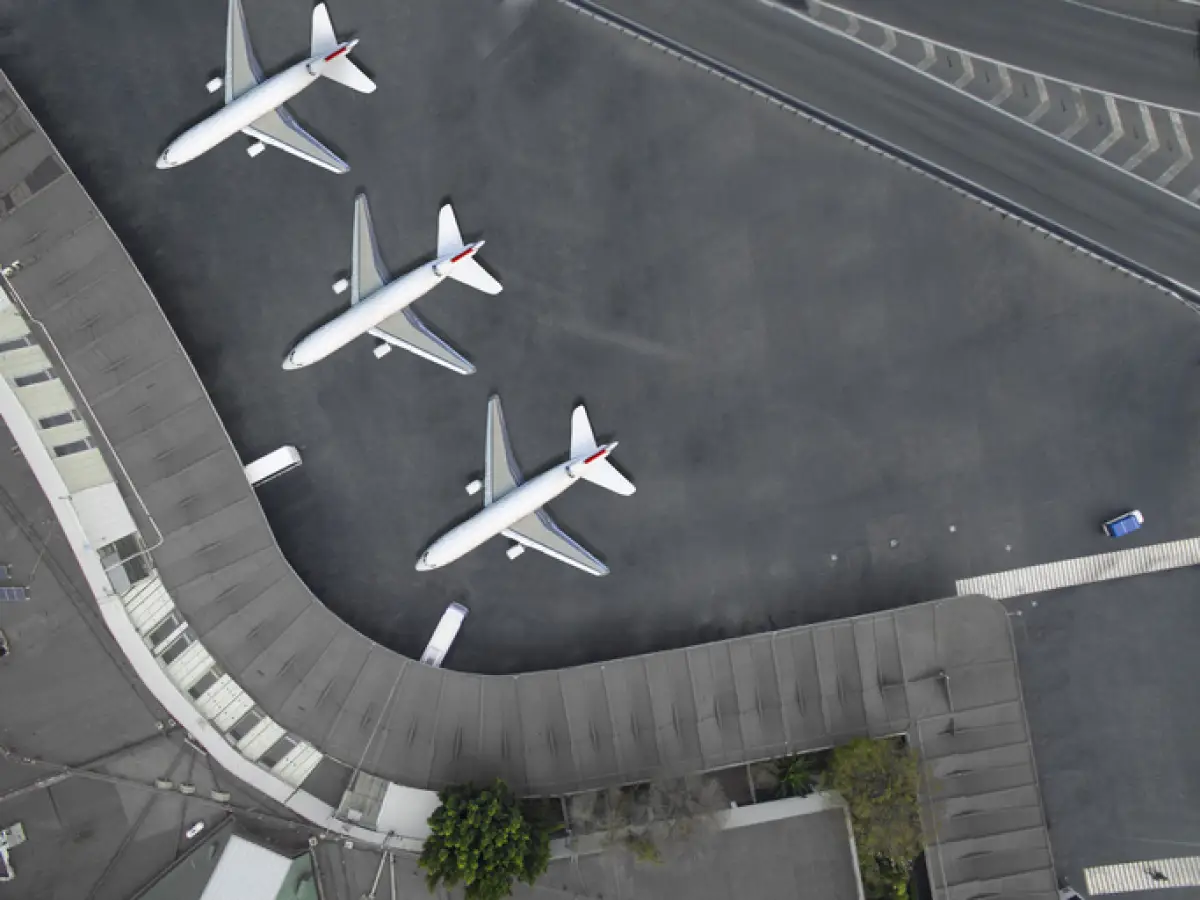 patio de aeropuerto