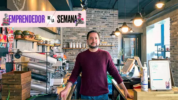 Marco Lepine, emprendedor y fundador de Hola Cafe, en Corea del Sur