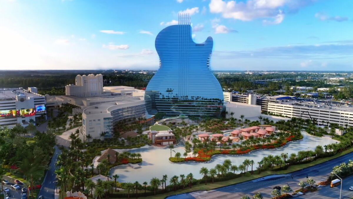 El Hotel Guitarra llega a la última fase de su construcción en Florida
