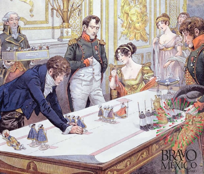 La expansión de Napoleón Bonaparte por el mundo marcó la forma de vestir de la época. Las mujeres imitaban a Josefina Bonaparte, usando vestidos transparentes.