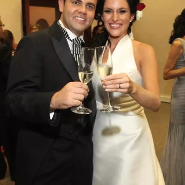 Guillermo Ochoa y Danielle Dithurbide