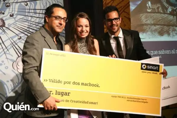 El equipo conformado por Amalia González y Adrián Martiñón ganaron 2 Macbooks