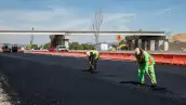 Construcción de carreteras al AIFA