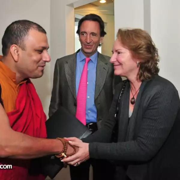 Tenzin,Michel Domit y Vicky Gurza