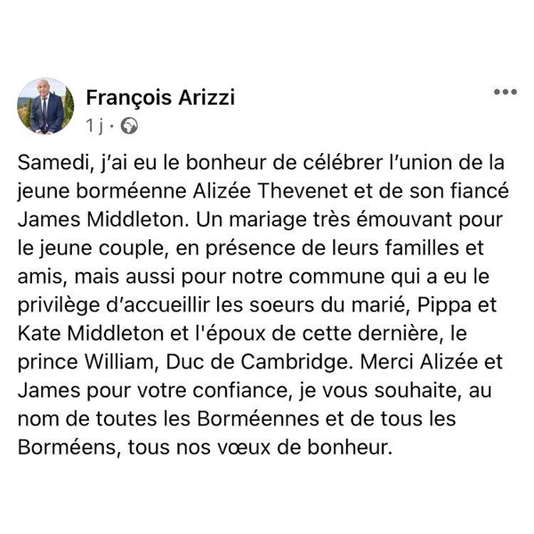 James Middleton, Alizée Thevenet, François Arizzi