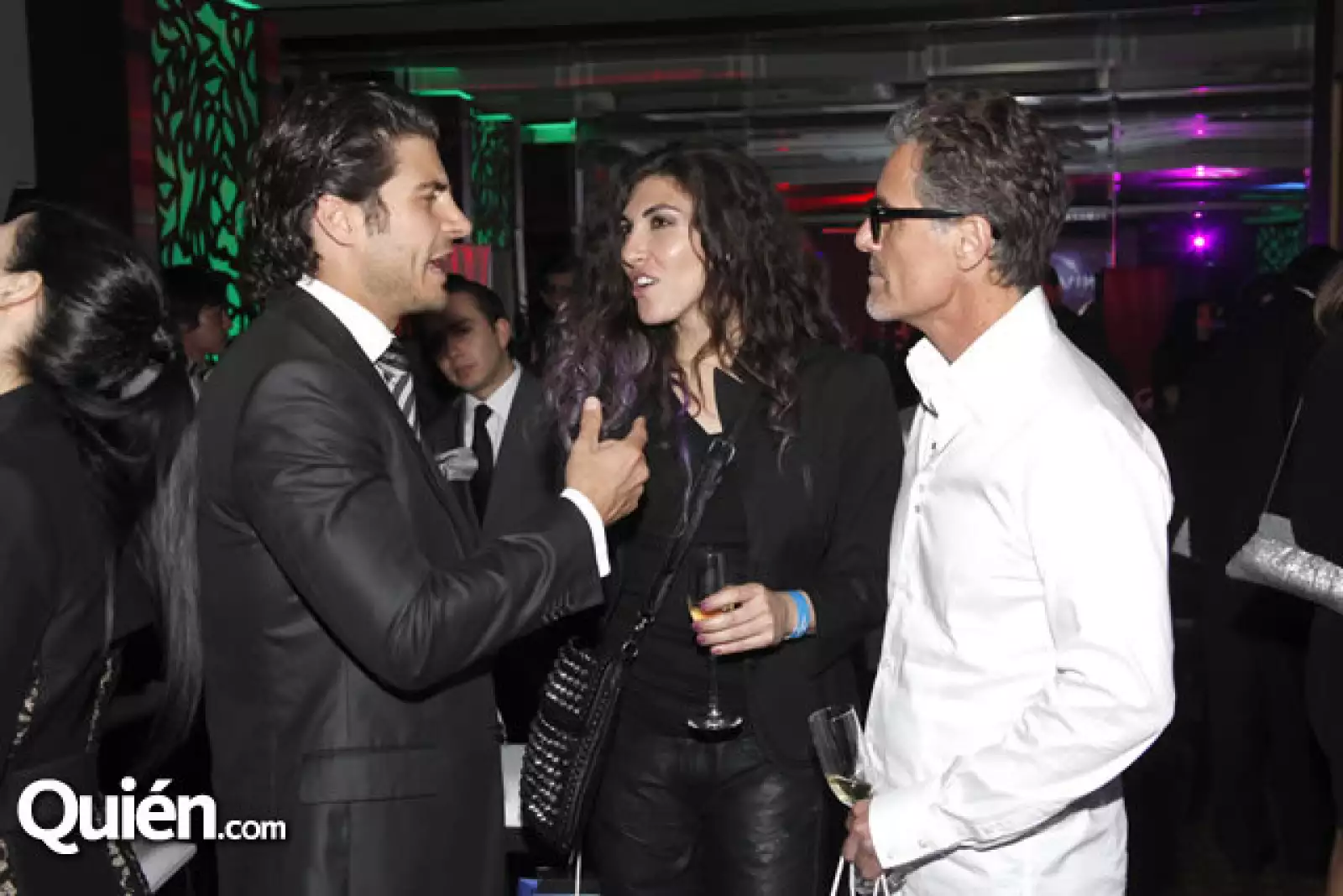 Alejandro Sirvent,Ana Victoria y Carlos Bisdikian