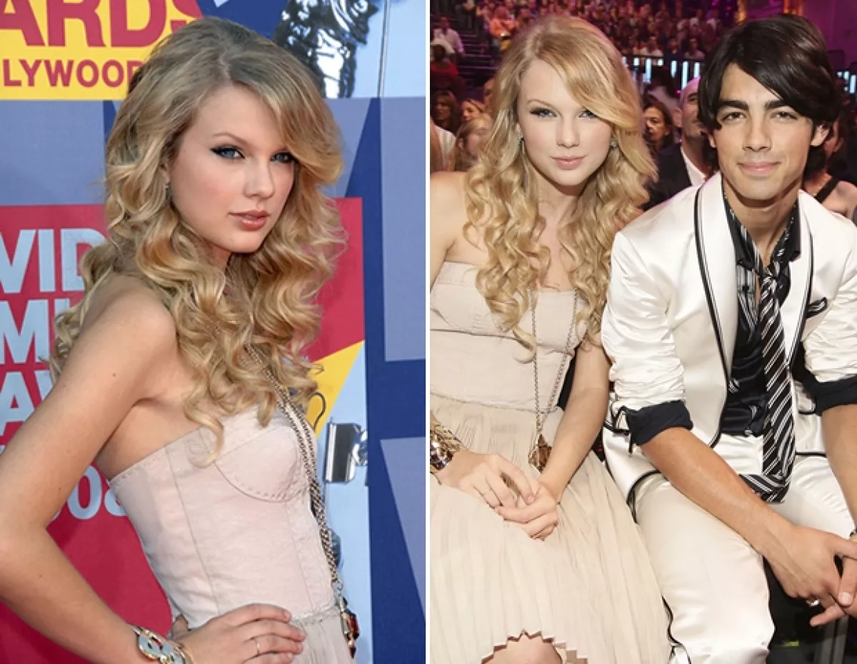 El estilo de Taylor con su primer novio famoso, Joe Jonas, era el de una princesa juvenil.