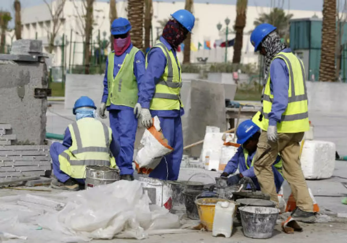 Trabajadores en Qatar 2
