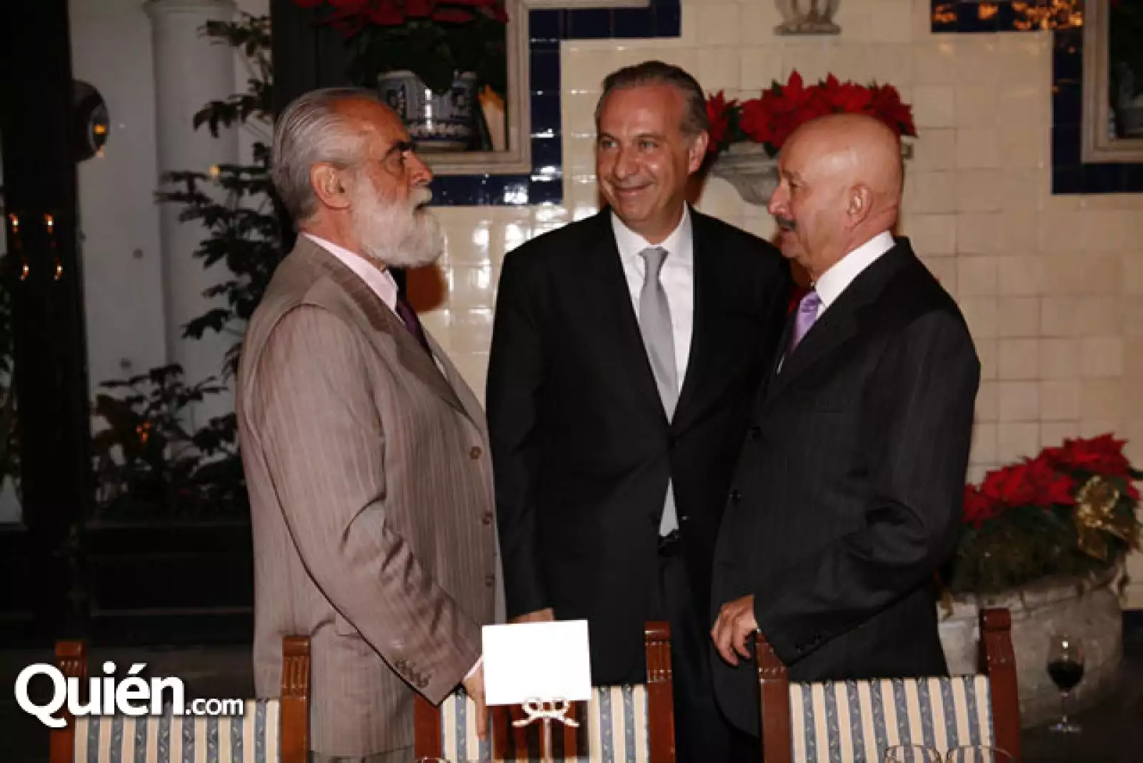 Diego Fernández de Cevallos,Juan Collado,Carlos Salinas de Gortari