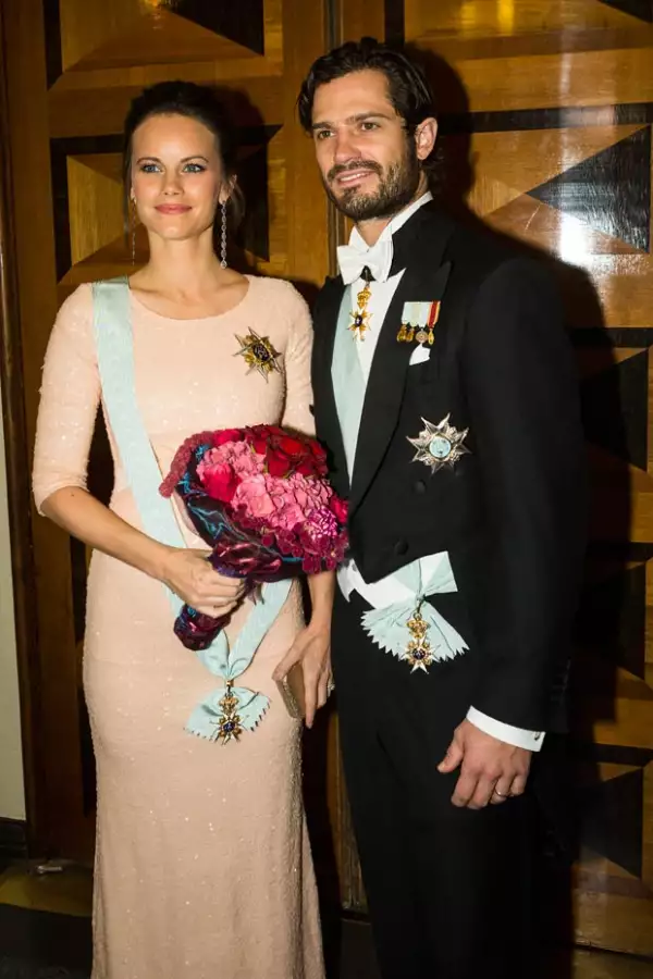 La princesa con su esposo Carlos Felipe de Suecia.