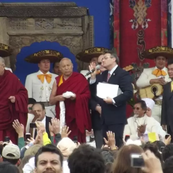 Dalai Lama - estadio Azul