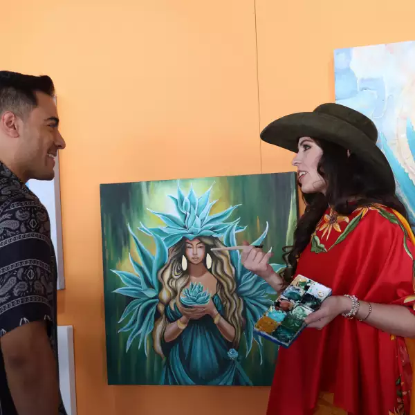 Carlos Rivera y Dulce María Martínez 