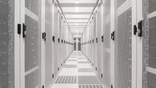 Interior of data centre