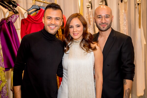 Andrés Pajón, Ángela Giraldo y Felipe Cartagena.