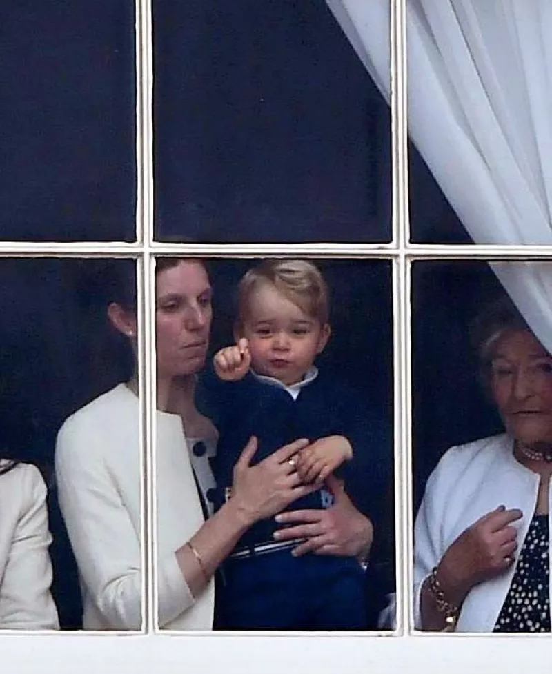 María Teresa Turrión y el príncipe George