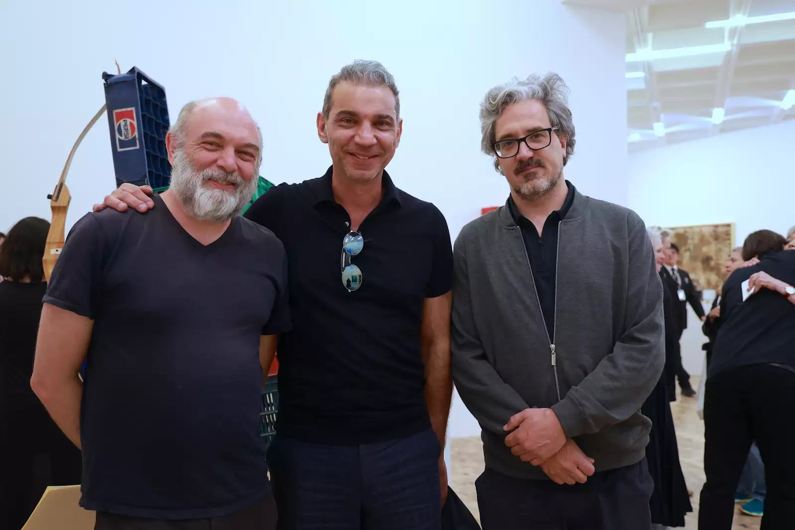 Carlos Amorales, Boris Hirmas y Silvestre Borgatello