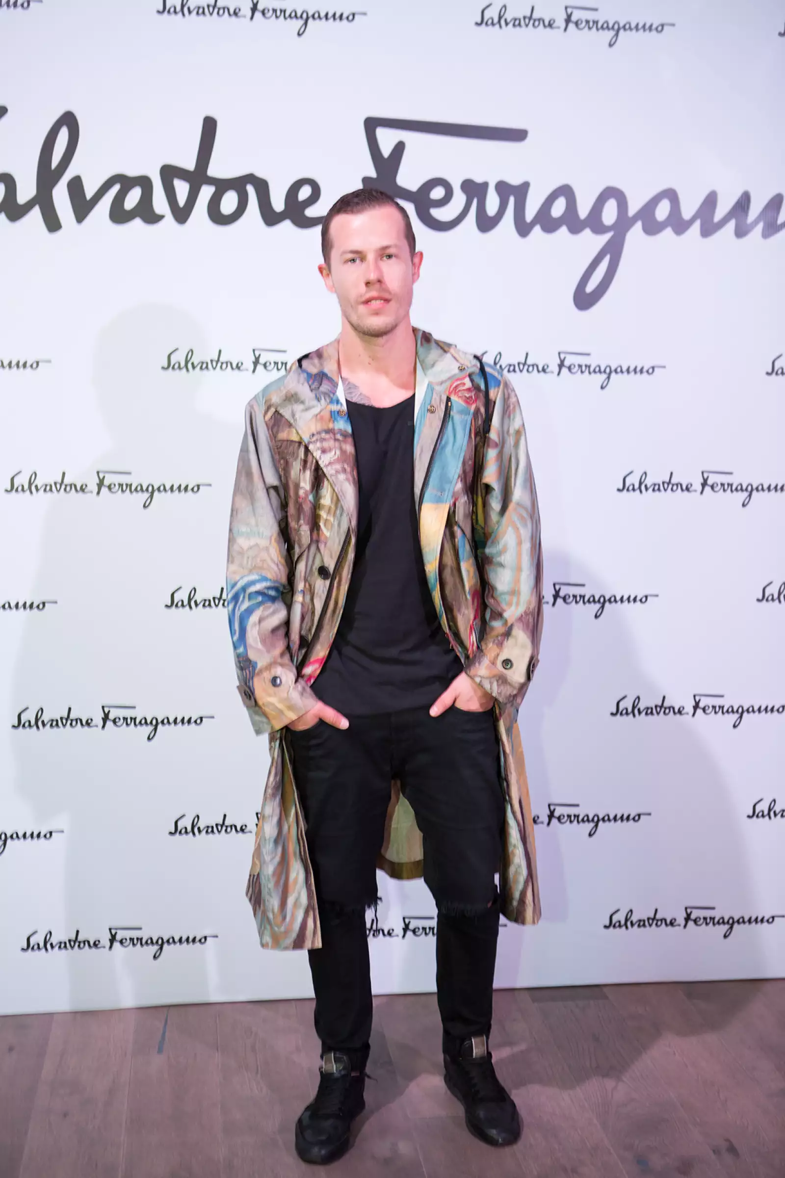 Presentación de la nueva colección de zapatos Ferragamo