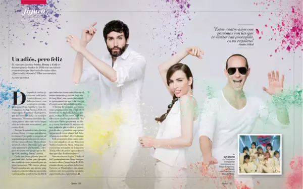 Sasha, Benny y Erik dicen adiós.