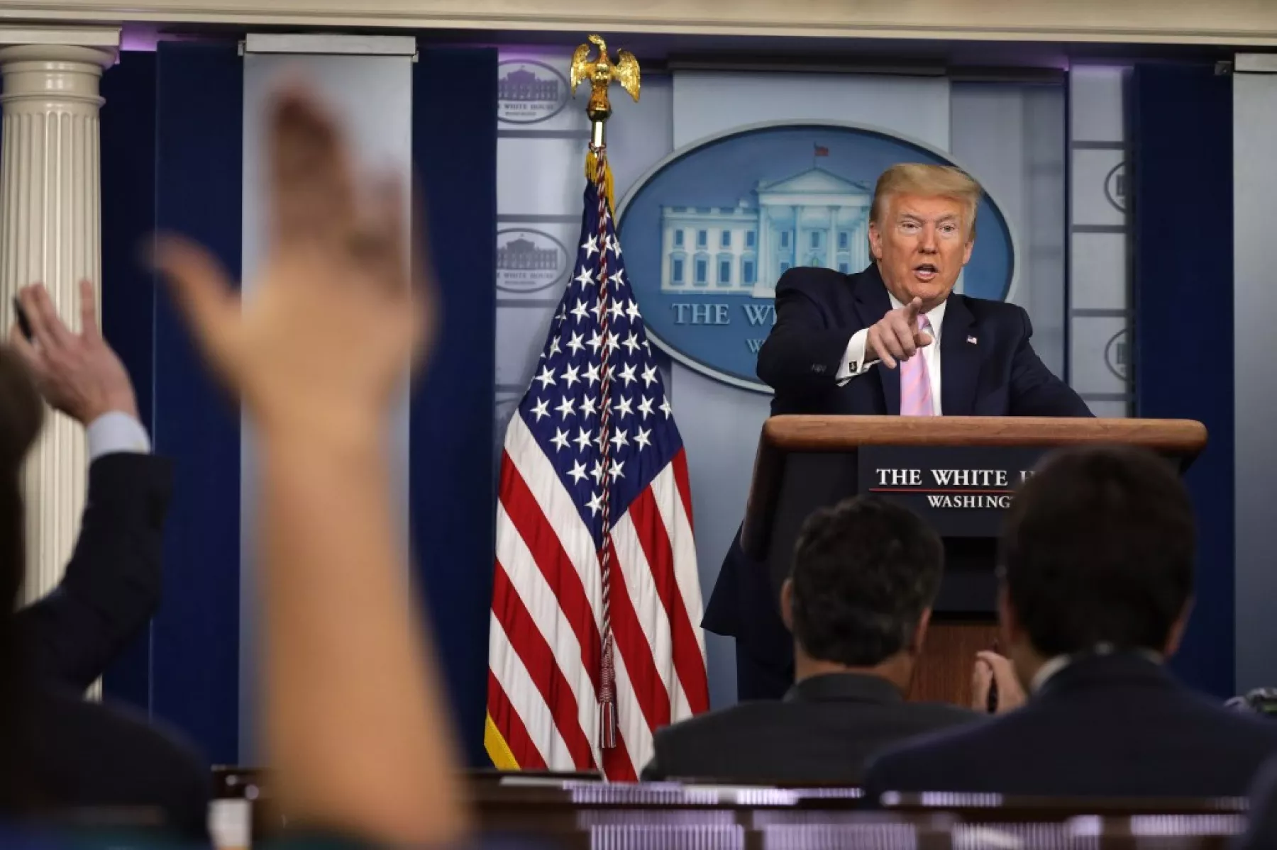 White House Coronavirus Task Force Holds Daily Briefing At The White House