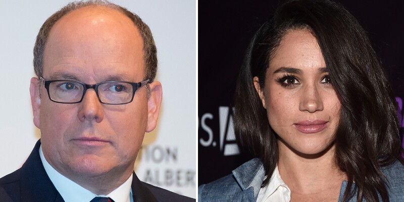 Príncipe Alberto y Meghan Markle