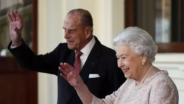 President And Mrs Santos Bid Farewell To The Queen And The Duke Of Edinburgh