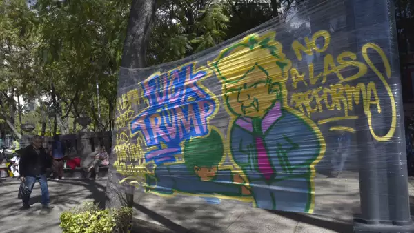 Manifestaciones con grafiti