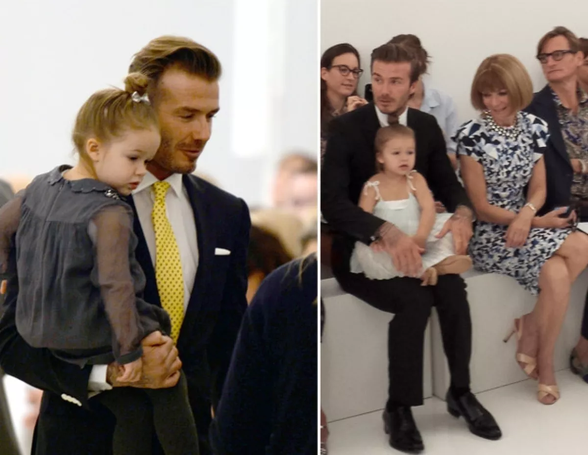 "DaddyÂ´s little girl". De acuerdo con el futbolista, David "encerrará" a Harper en un castillo para que los niños no se le acerquen.