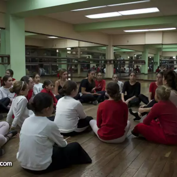 Grupo de principiantes en el curso de María Juncal